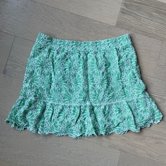 Loft Eyelet Flounce Skirt - Picture 1 of 5